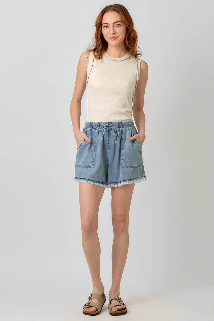 Exposed Seaming Ribbed Tank