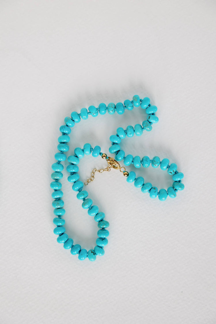 Genuine Turquoise Candy Necklace