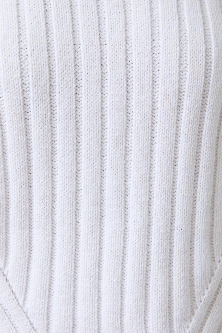 ROUND NECK EXTENDED SLEEVE SWEATER TOP