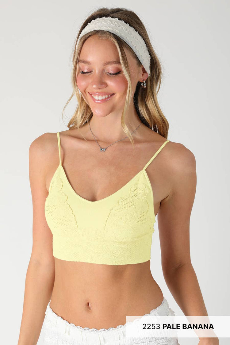 Lace Embroidered Bralette