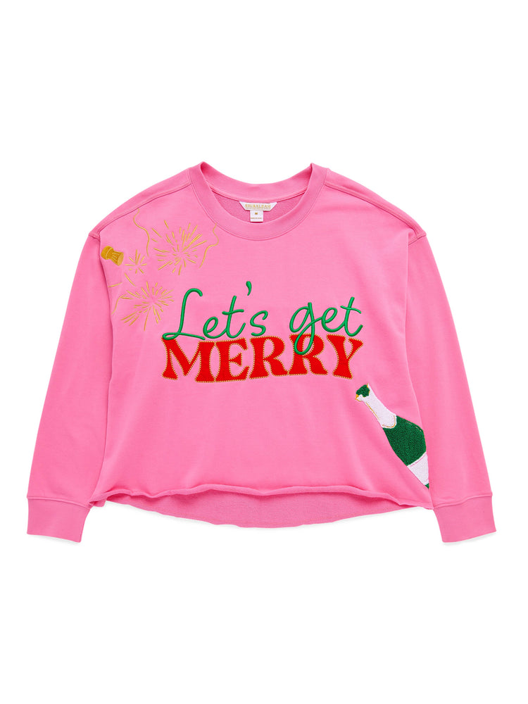 LET'S GET MERRY LOUNGE SWEATSHIRT