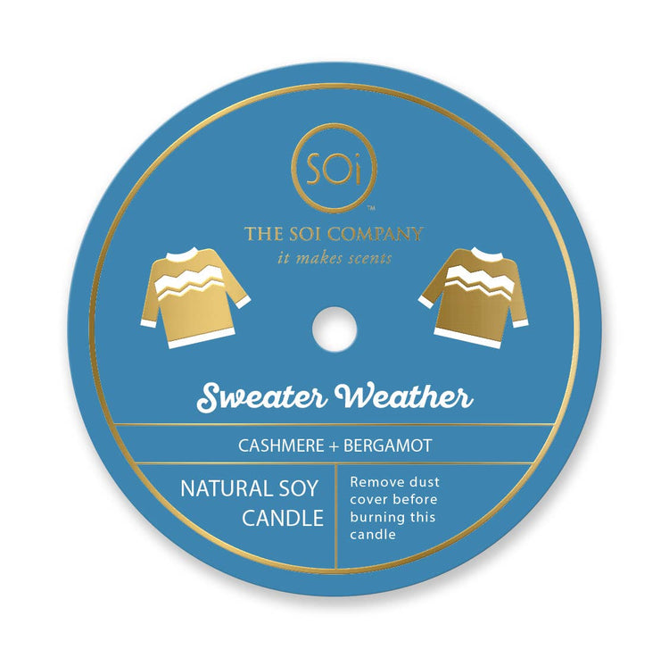Sweater Weather  12oz  Icon Candle