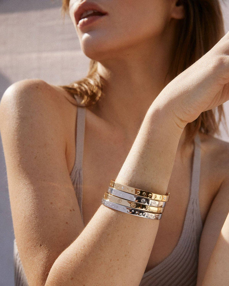 Sea Seeker Hinged Bracelet