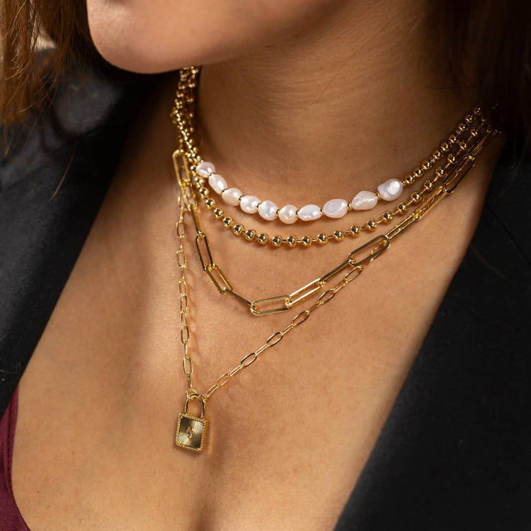 Freshwater Pearl Collar Necklace