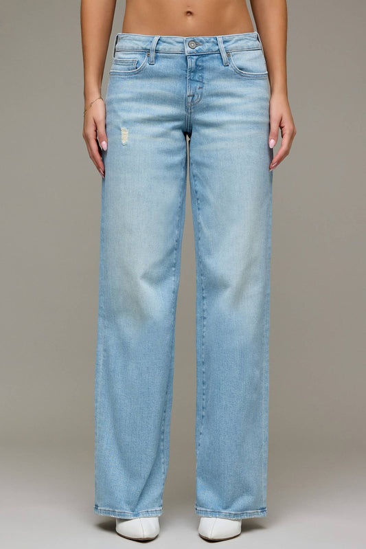 Light Wash Low Rise 32" Inseam Dad Jeans