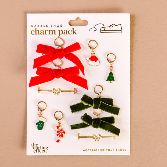 Dazzle Shoe Charm Pack-Very Merry