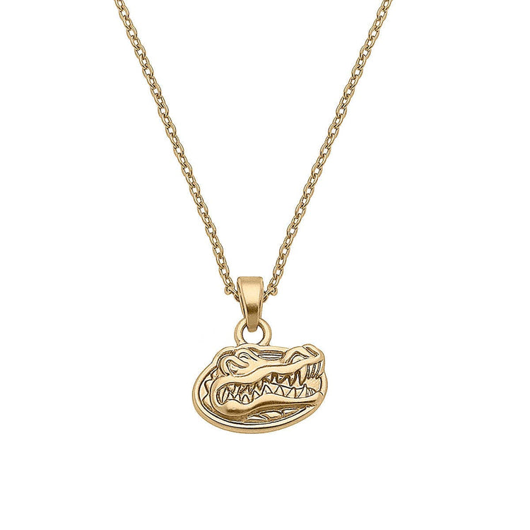 Florida Gators 24K Gold Plated Pendant Necklace