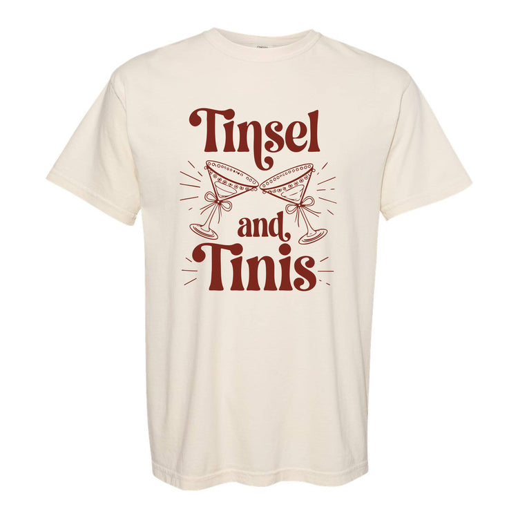 Tinsel and Tinis Tee