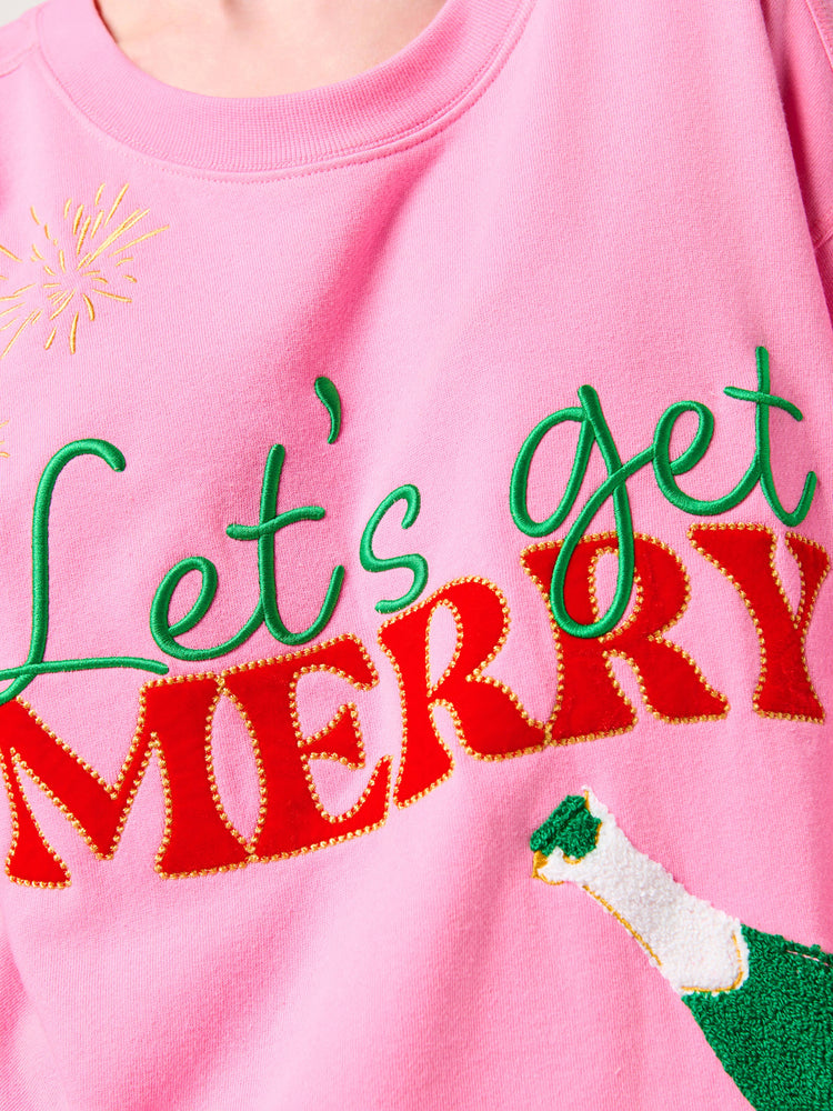 LET'S GET MERRY LOUNGE SWEATSHIRT