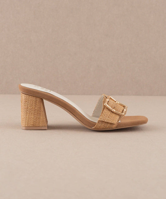 The Glendale Camel | Bamboo Buckle Sandal