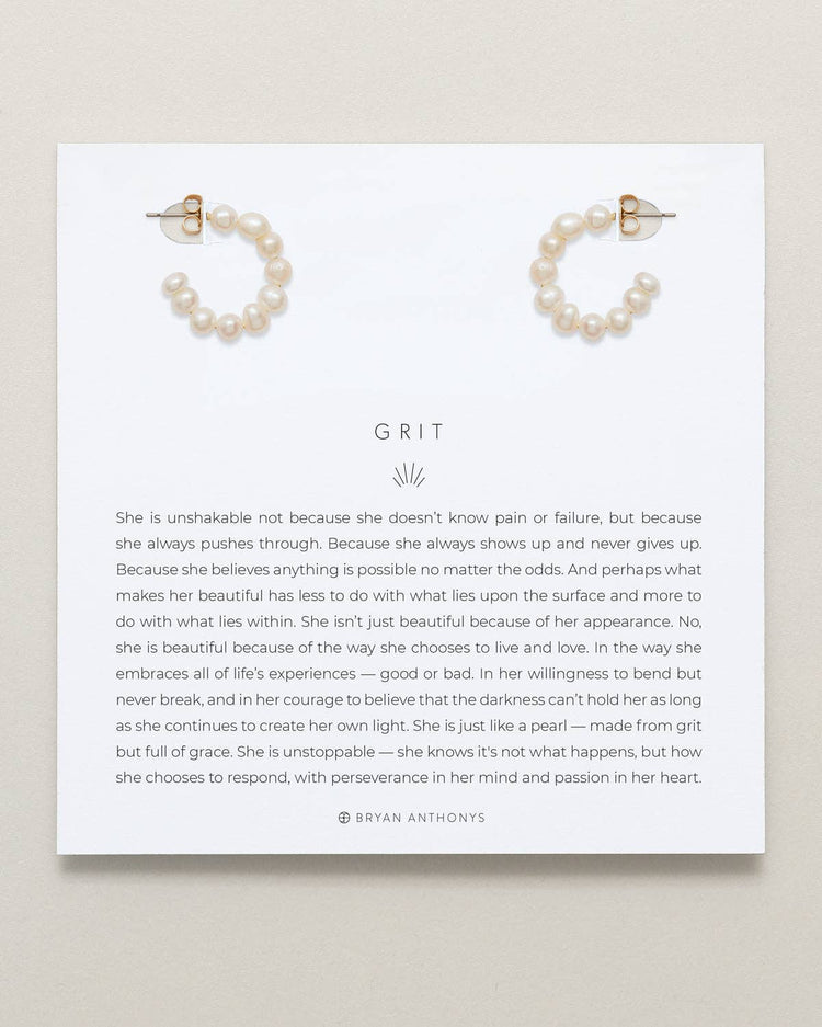 Grit Mini Hoop Earrings
