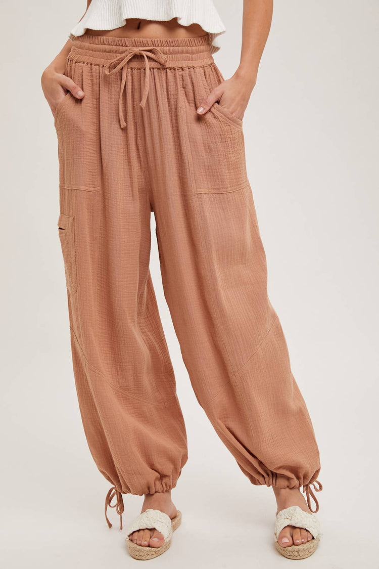 Jogger Harem Drawstring Pants