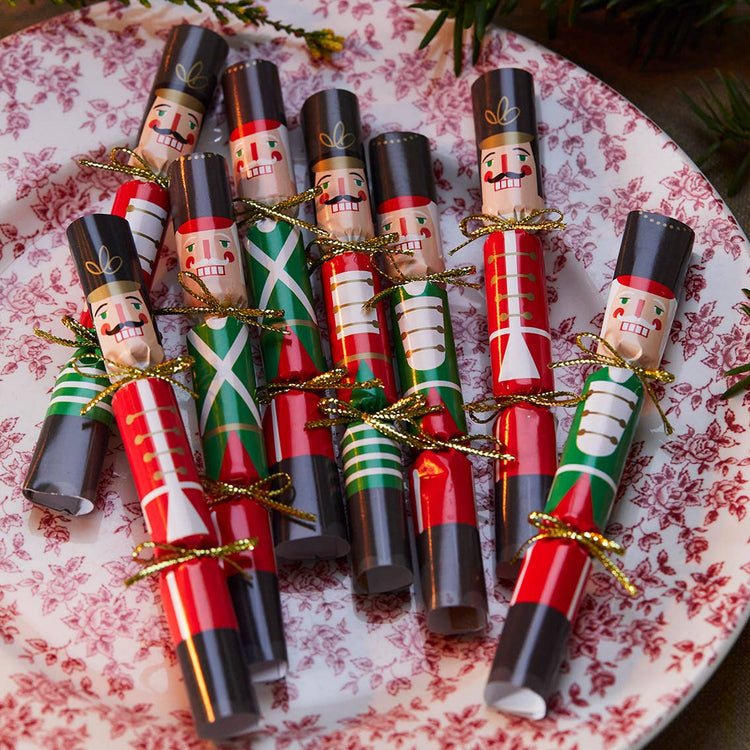 Mini Nutcracker Christmas Crackers | 8 Pack |