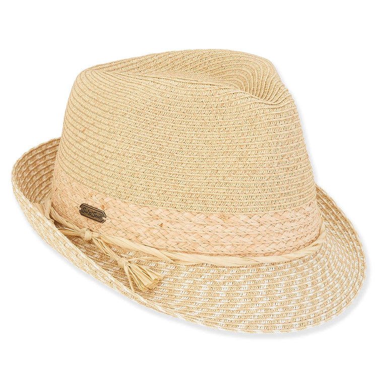 Natural Paperbraid Fedora