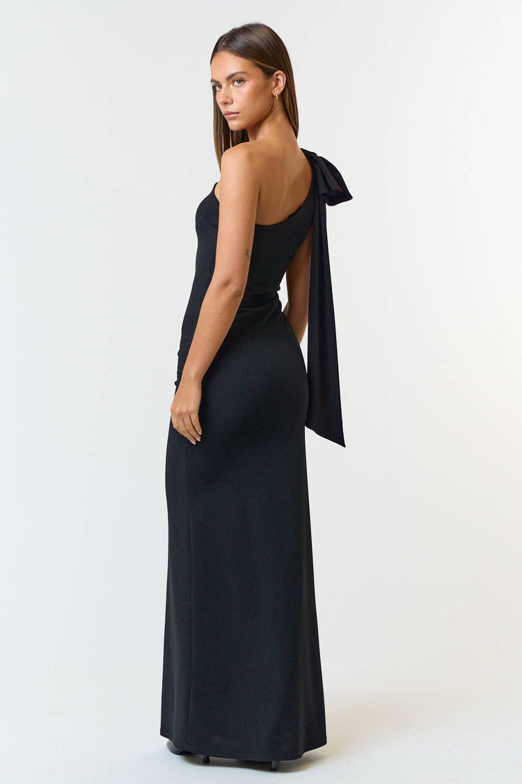 One Shoulder Bow Dress