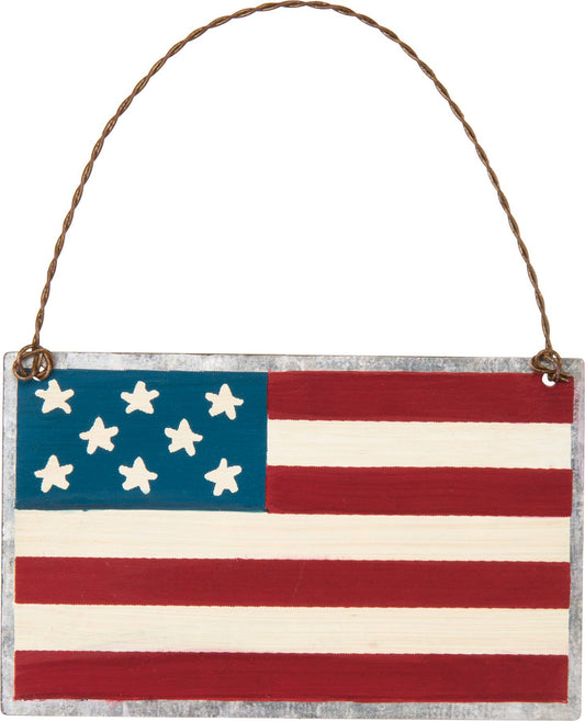 American Flag Ornament