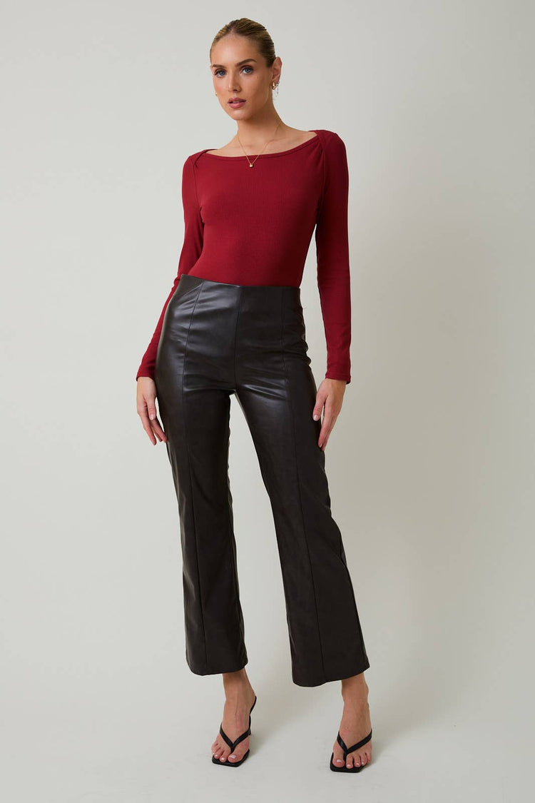 Faux Leather Pant