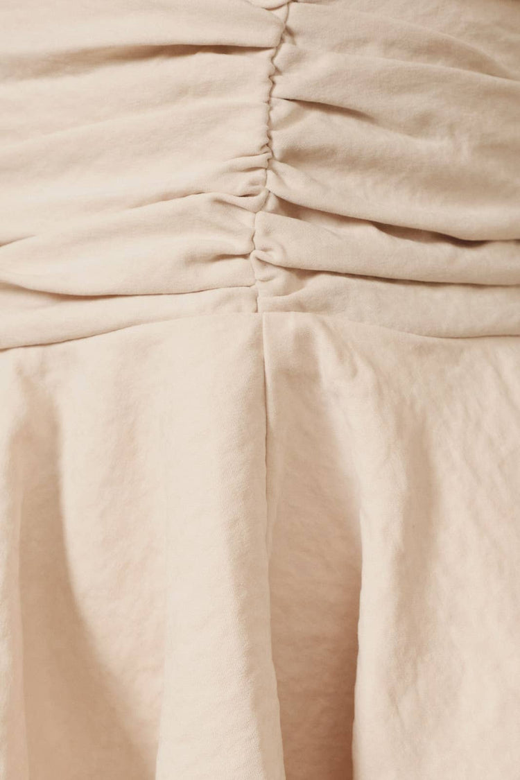 Mid Waist Faux Suede Tiered Layered Flare Mini Skort