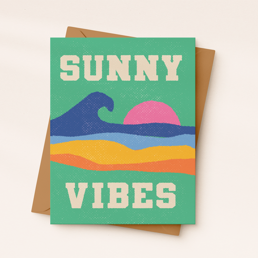Sunny Vibes | Summer Birthday Card | Encouragement card
