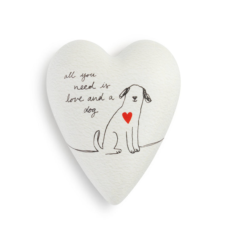 Dog Love Art Heart Keeper