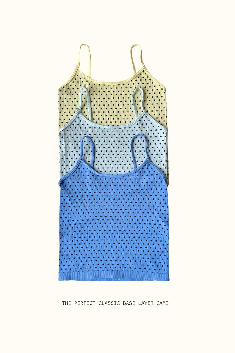 Black Polka Strap Cami