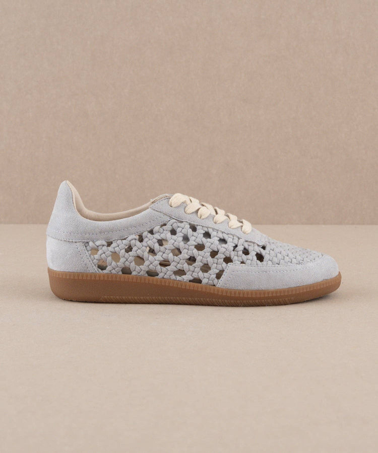 The Sandy Blue  Crochet Detailed Sneaker