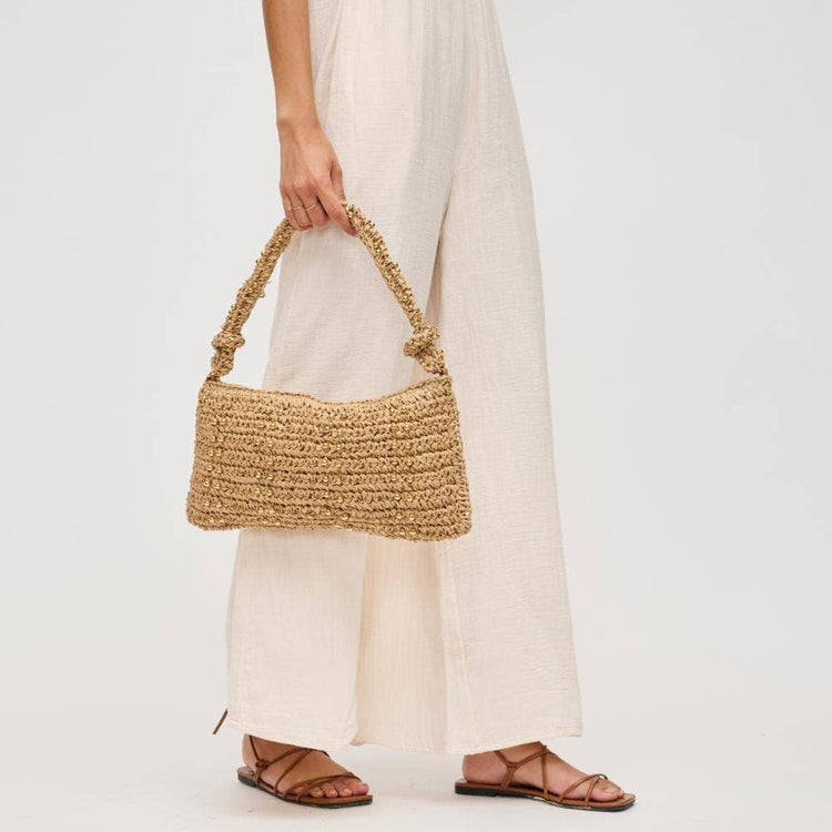 Clarissa Seasonal Straw Shoulder Bag