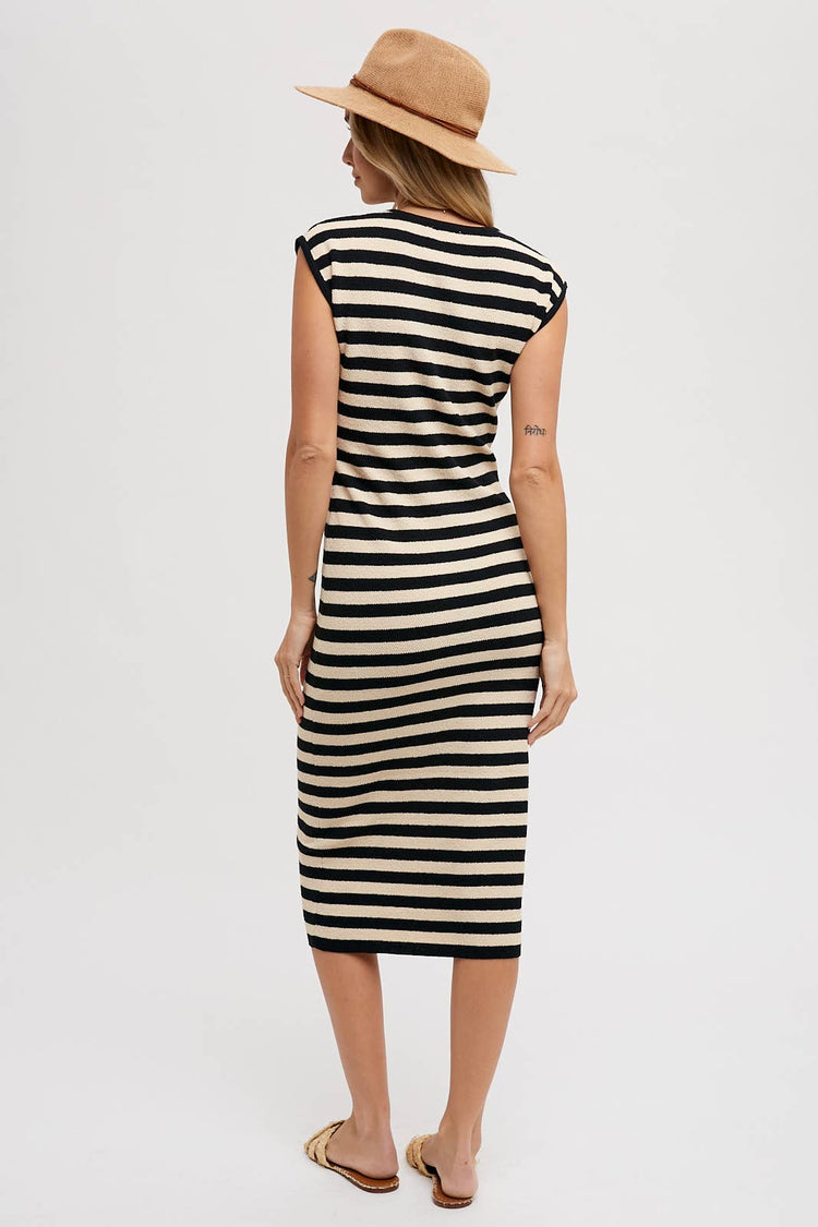 Striped Tank Midi Dress