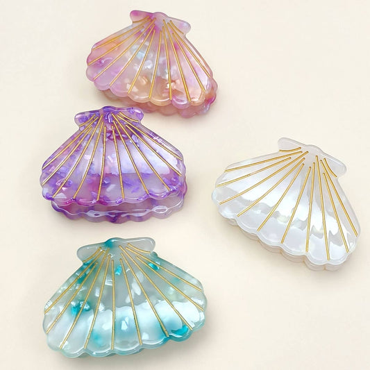 OCEAN SHELL SMALL HAIR CLAW CLIPS