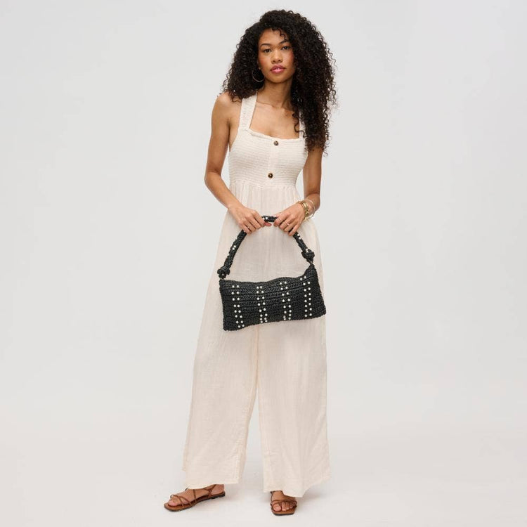 Clarissa Seasonal Straw Shoulder Bag