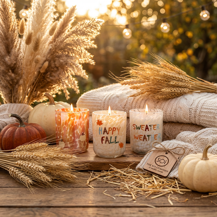 Happy Fall   12oz  Icon Candle