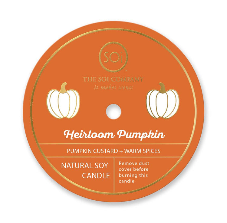 Heriloom Pumpkin  Fall 12oz  Icon Candle