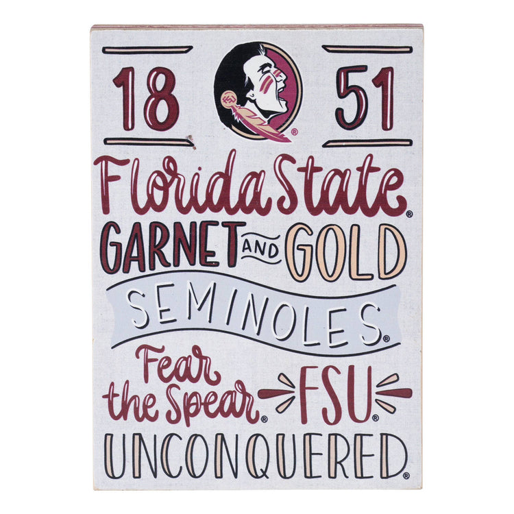 Florida State Spirit Block