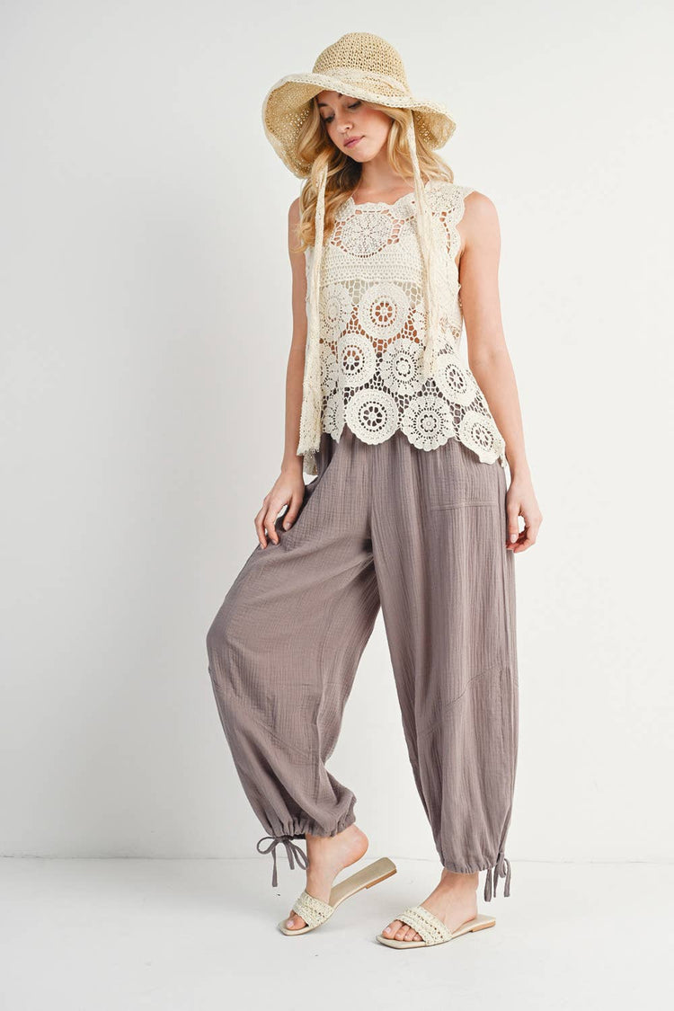 Jogger Harem Drawstring Pants