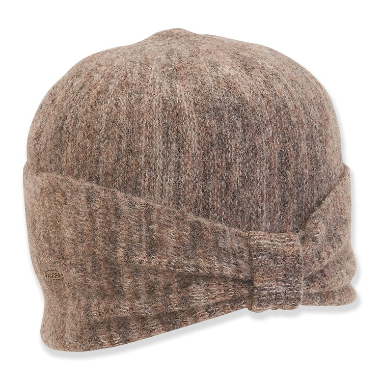 Tan, 100% Wool Turban