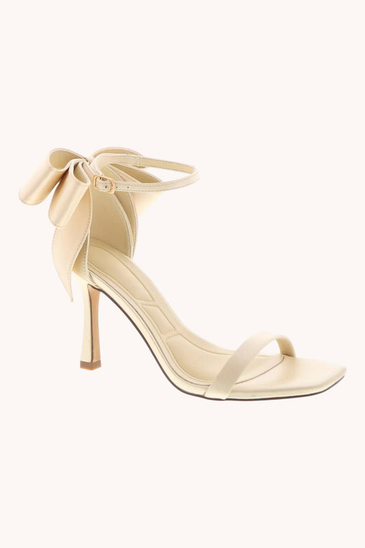 VENUS SATIN RIBBON STILETTO ANKLE STRAP HEELS