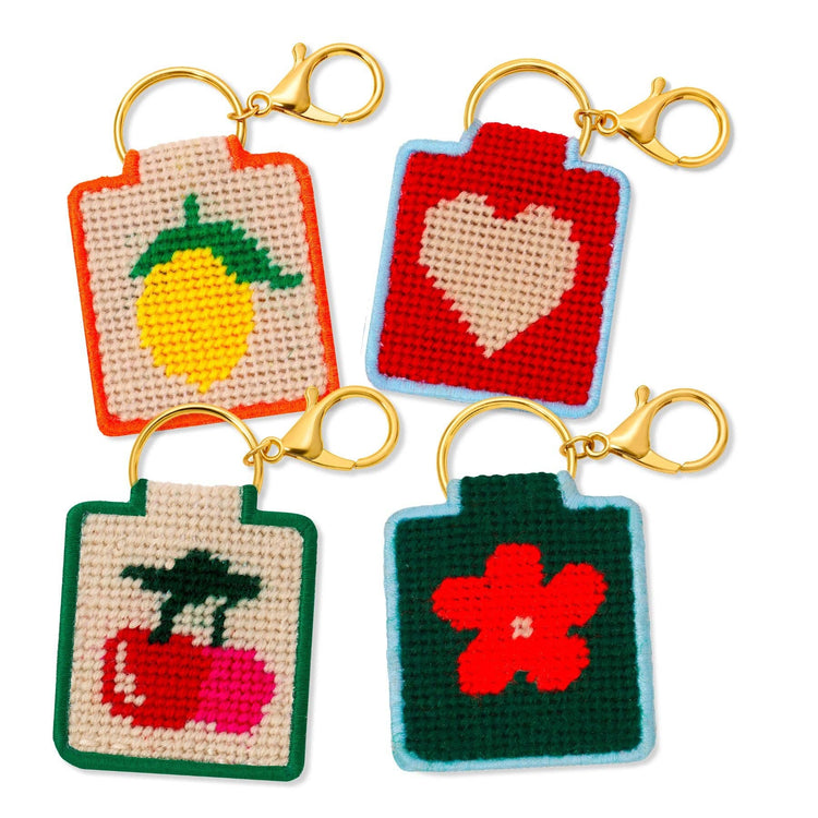 Needlepoint Keychain Bundle