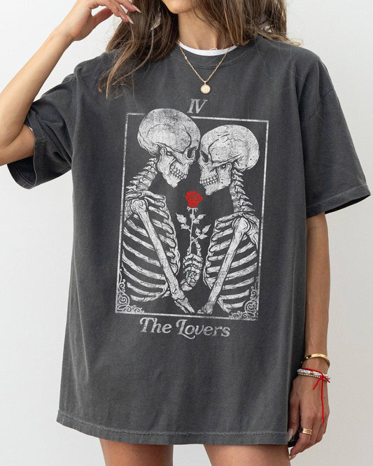 The Lovers, Skeleton, Ghost, Funny, Witch, Halloween T-Shirt
