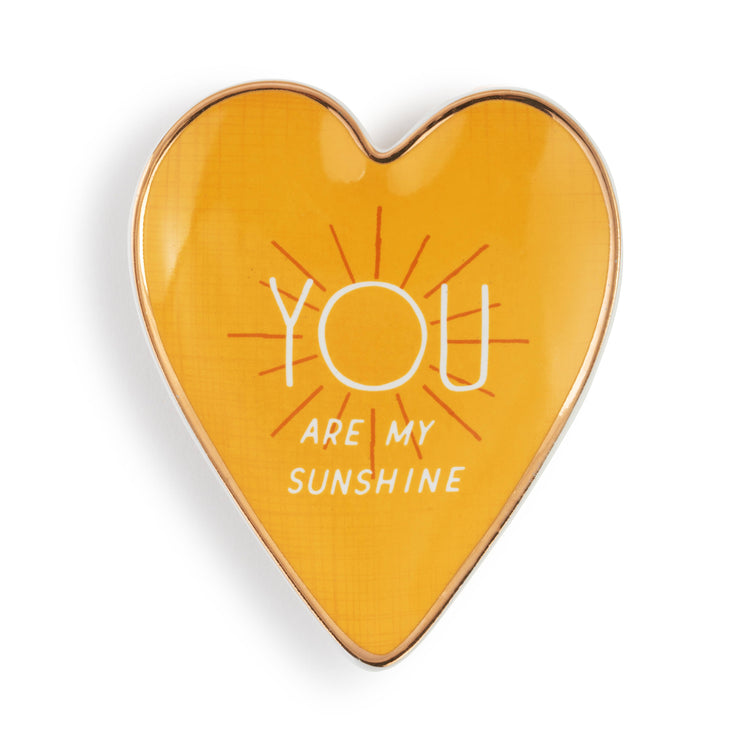 My Sunshine Art Heart Trinket Dish