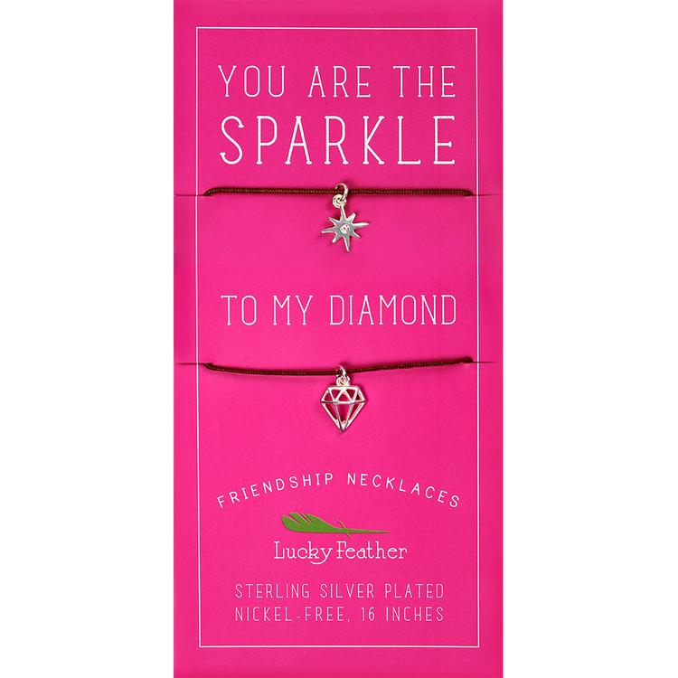 Friendship Necklace - Silver - SPARKLE/DIAMOND