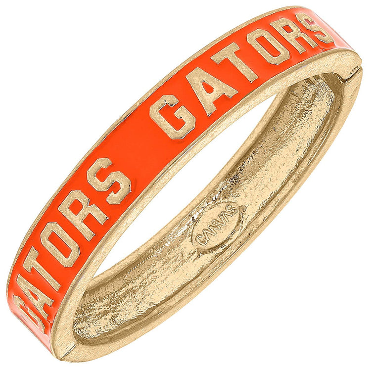 Florida Gators Enamel Logo Hinge Bangle