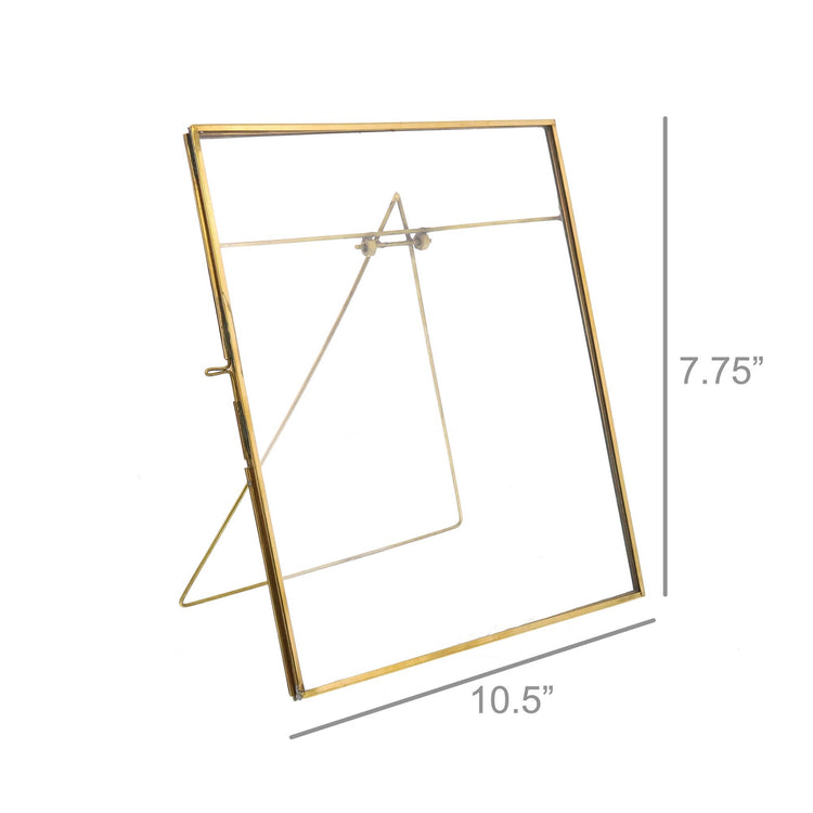 Monroe Easel Frame - Vertical - Brass