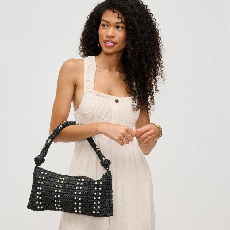 Clarissa Seasonal Straw Shoulder Bag