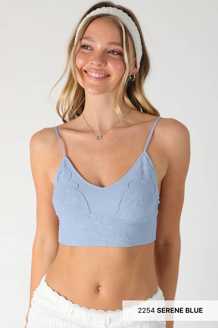 Lace Embroidered Bralette
