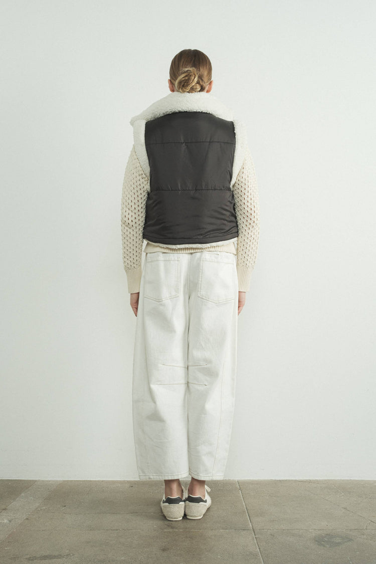 HOLIDAY REVERSIBLE SHERPA COZY VEST