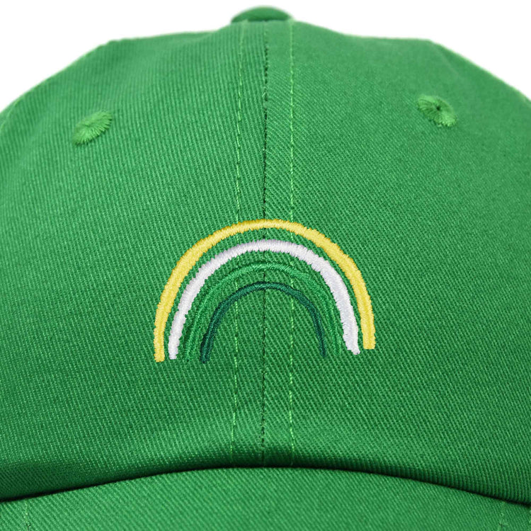 St. Patricks Rainbow Embroidered Ball Cap