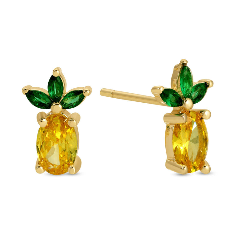 Pineapple Studs on Velvet Tags