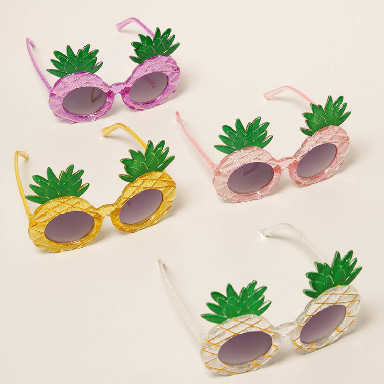 Kids Colorful Pineapple Shaped Sunglasses