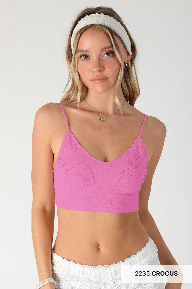 Lace Embroidered Bralette