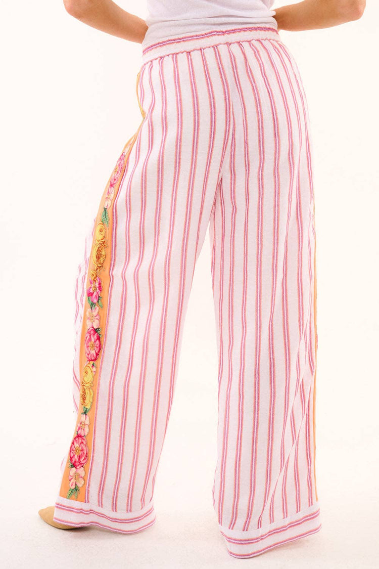 Birth of Venus Pants | Striped Pants | Wide Leg Pants